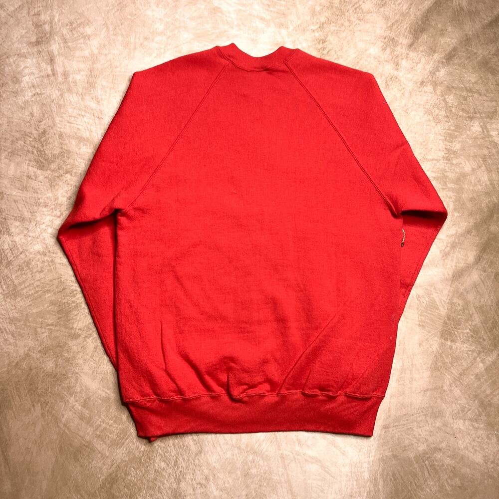 Vintage 80s Jerzees Handmade Patchwork Christmas … - image 3